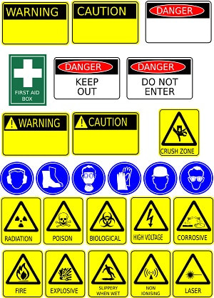 Hazardous signs
