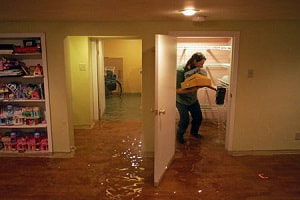 water damage in Missoula basement